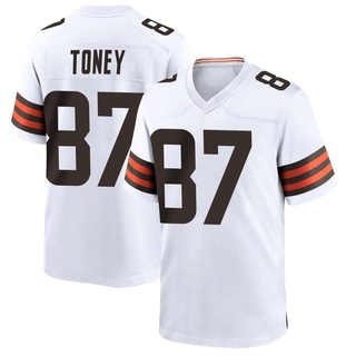 Game Kadarius Toney Men's Cleveland Browns Jersey - White