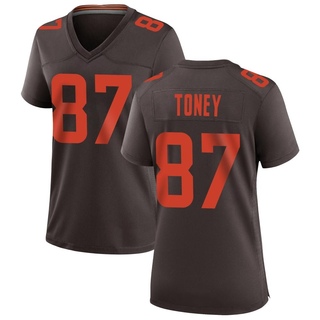 Game Kadarius Toney Women's Cleveland Browns Alternate Jersey - Brown