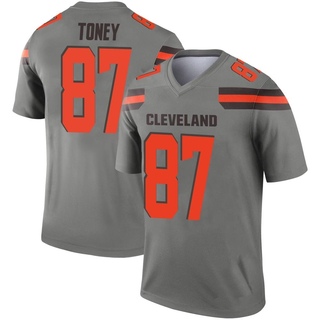 Legend Kadarius Toney Men's Cleveland Browns Inverted Silver Jersey