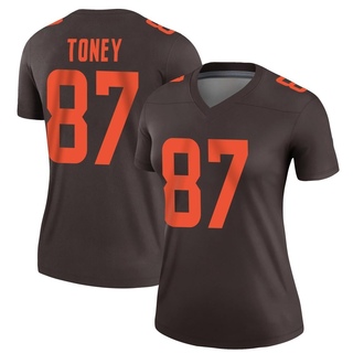 Legend Kadarius Toney Women's Cleveland Browns Alternate Jersey - Brown