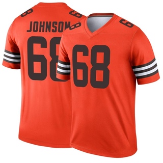 Legend Zack Johnson Youth Cleveland Browns Inverted Jersey - Orange