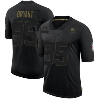 Limited Armonty Bryant Men's Cleveland Browns 2020 Salute To Service Jersey - Black