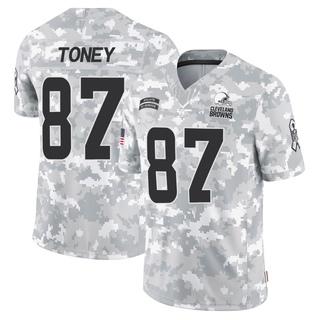 Limited Kadarius Toney Men's Cleveland Browns 2024 Salute to Service Jersey - Arctic Camo