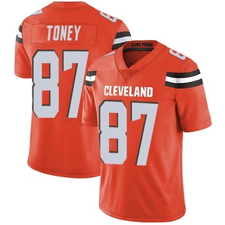 Limited Kadarius Toney Men's Cleveland Browns Alternate Vapor Untouchable Jersey - Orange