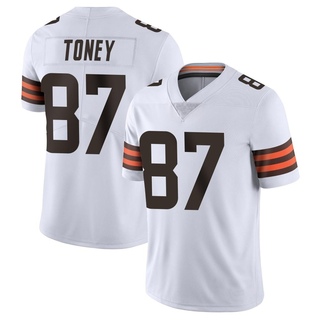 Limited Kadarius Toney Men's Cleveland Browns Vapor Untouchable Jersey - White