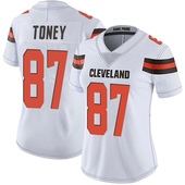 Limited Kadarius Toney Women's Cleveland Browns Vapor Untouchable Jersey - White